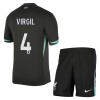 Maglia ufficiale Liverpool Virgil 4 Trasferta 2024-25 per Bambino